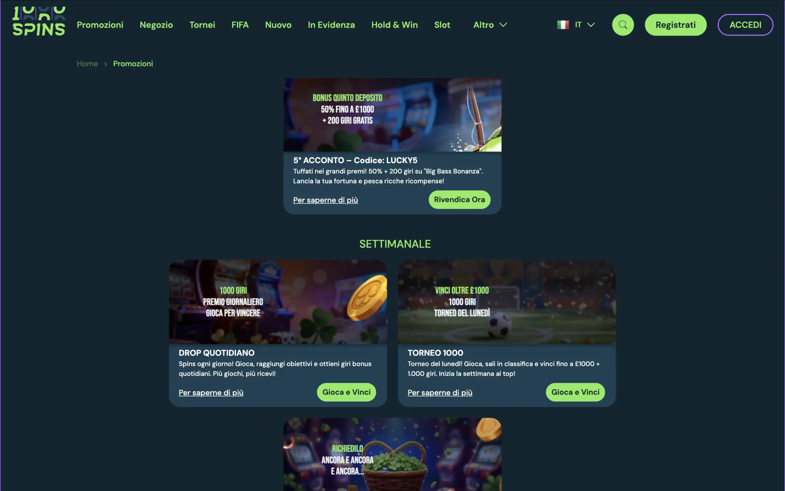 1000 spins Bonus 2 1000 spins Bonus 2