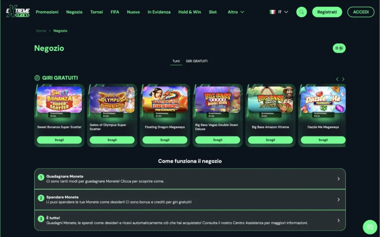 Extreme spins shop