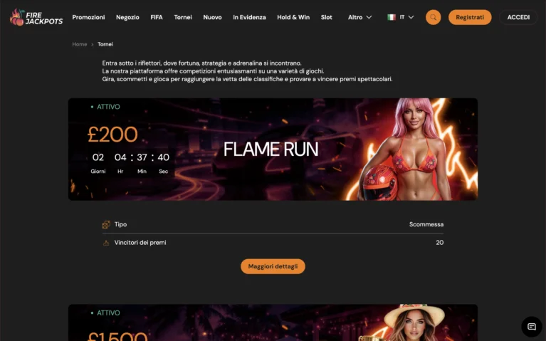 FIREJACKPOT TOURNAMENT
